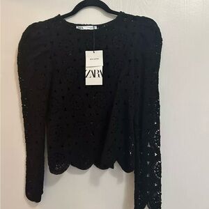 zara womens tops medium new with tag